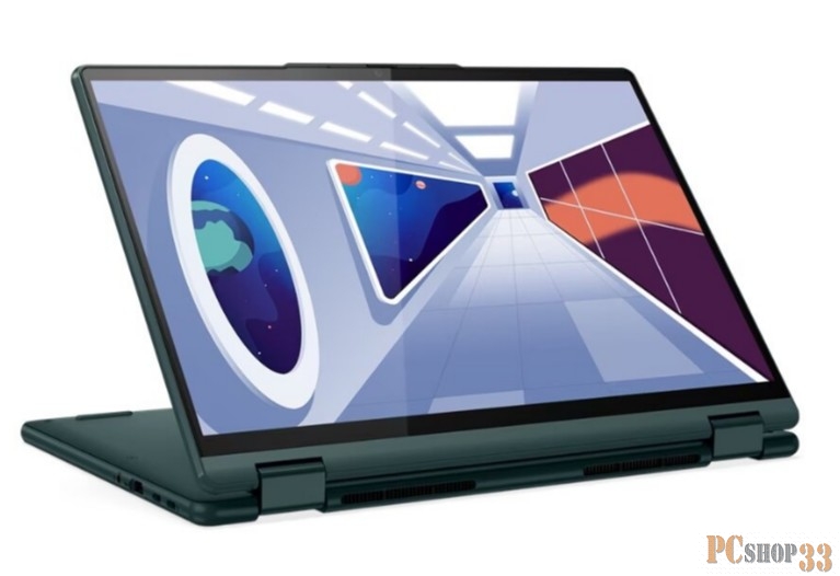 Ноутбук Lenovo Yoga 6 13ABR8 13.3(1920x1200 IPS)/Touch/AMD Ryzen 5 7530U(2Ghz)/16384Mb/512SSDGb/n Radeon/Cam/BT/WiFi/59WHr/war 1y/1.37kg/dark teal/Win11Home + 45W, Pen, RU kbd