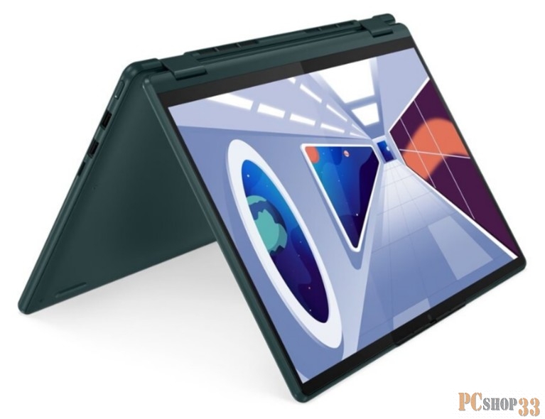 Ноутбук Lenovo Yoga 6 13ABR8 13.3(1920x1200 IPS)/Touch/AMD Ryzen 5 7530U(2Ghz)/16384Mb/512SSDGb/n Radeon/Cam/BT/WiFi/59WHr/war 1y/1.37kg/dark teal/Win11Home + 45W, Pen, RU kbd