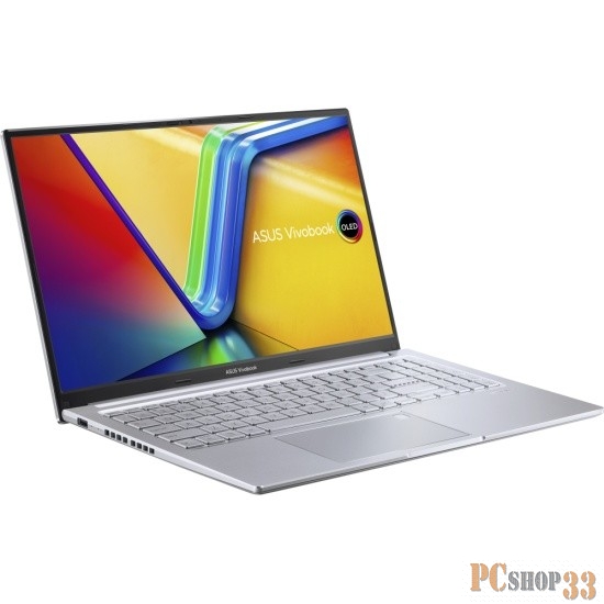 Ноутбук ASUS X1505VA-MA144 15.6(2880x1620 OLED)/Intel Core i5 13500H(2.6Ghz)/16384Mb/1024PCI Iris Xe Graphics/Cam/BT/WiFi/50WHr/war 1y/1.7kg/Cool Silver/noOS