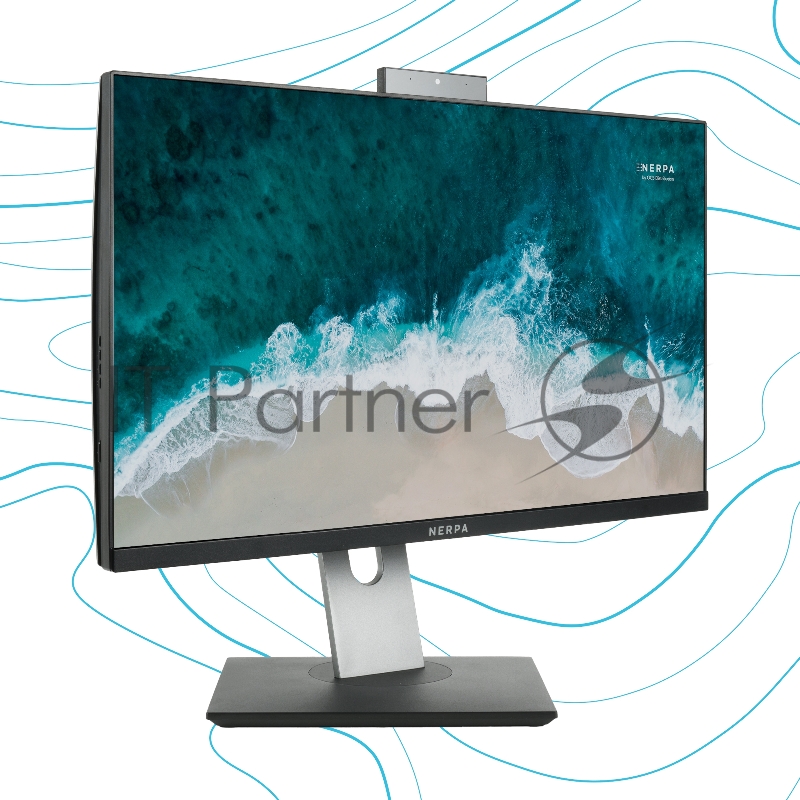 Моноблок NERPA SAIMAA I240-121L 23.8(1920x1080 (матовый) IPS)/Intel Core i3 12100(3.3Ghz)/8192Mb/256PCISSD UHD Graphics 730/BT/WiFi/war 1y/7.38kg/black/silver/Win11Pro