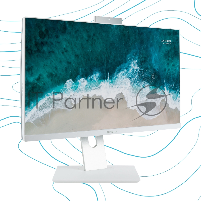 Моноблок NERPA SAIMAA I240-121L 23.8(1920x1080 (матовый) IPS)/Intel Core i3 12100(3.3Ghz)/8192Mb/256PCISSD UHD Graphics 730/BT/WiFi/war 1y/7.38kg/white/silver/Win11Pro
