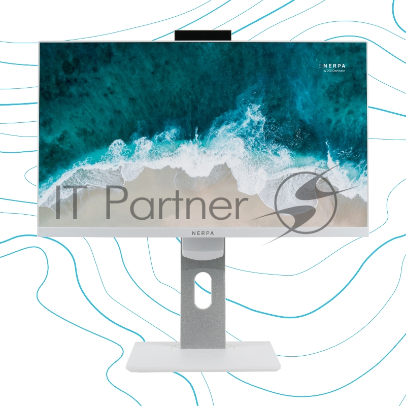 Моноблок NERPA SAIMAA I240-121L 23.8(1920x1080 (матовый) IPS)/Intel Core i3 12100(3.3Ghz)/8192Mb/256PCISSD UHD Graphics 730/BT/WiFi/war 1y/7.38kg/white/silver/Win11Pro