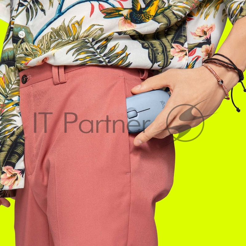 Мышка USB OPTICAL WRL PEBBLE M350 GREY 910-006653 LOGITECH