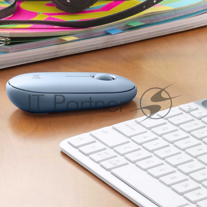 Мышка USB OPTICAL WRL PEBBLE M350 GREY 910-006653 LOGITECH