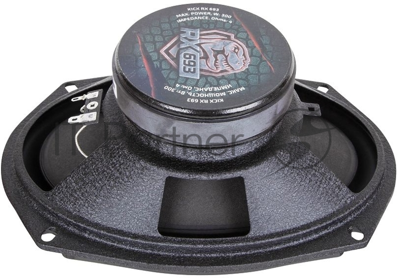 Колонки автомобильные Kicx RX 693 4Ом 15x23см (6x9дюйм) (ком.:2кол.) коаксиальные трехполосные