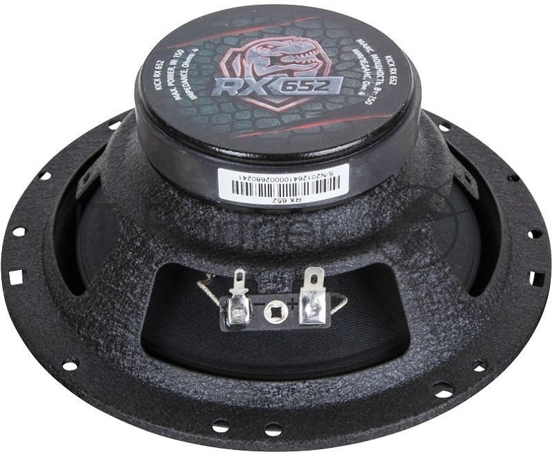 Колонки автомобильные Kicx RX 652 4Ом 16см (6.5дюйм) (ком.:2кол.) коаксиальные двухполосные