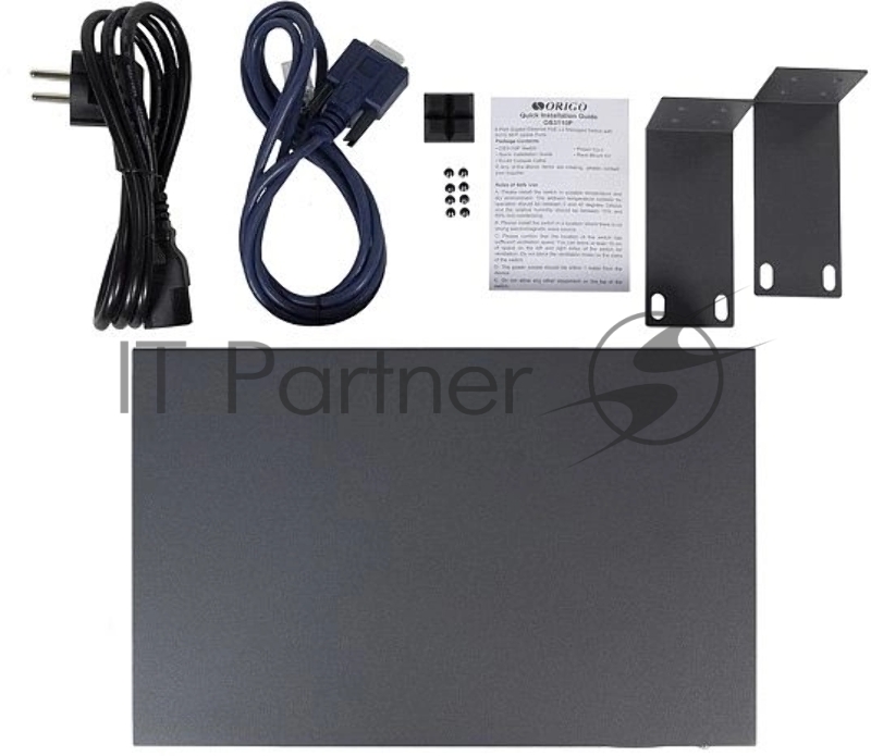 Коммутатор Managed L2 Switch 8x1000Base-T PoE, 2x1000Base-X SFP, PoE Budget 135W, RJ45 Console, 19 w/brackets