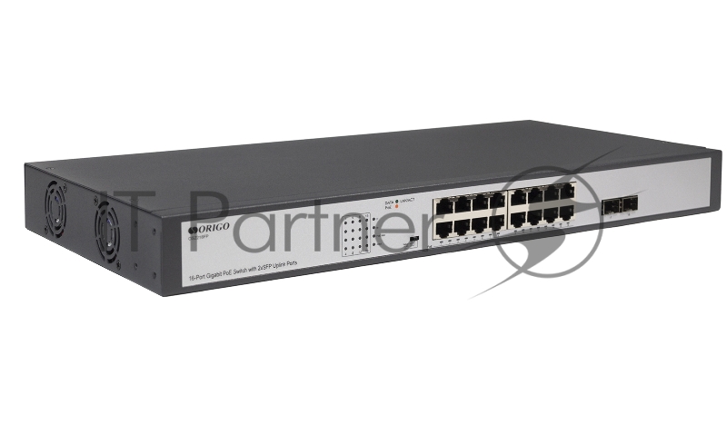 Коммутатор Unmanaged Switch 16x1000Base-T PoE, 2x1000Base-X SFP, PoE Budget 200W, Long-range PoE up to 250m, 19 w/brackets