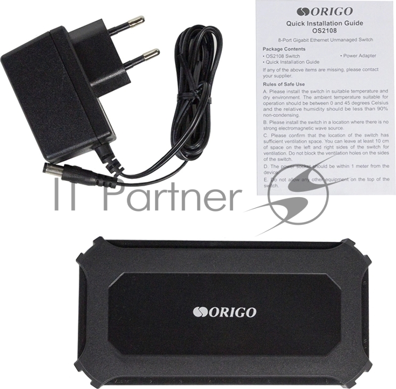 Коммутатор Unmanaged Switch 8x1000Base-T, plastic case