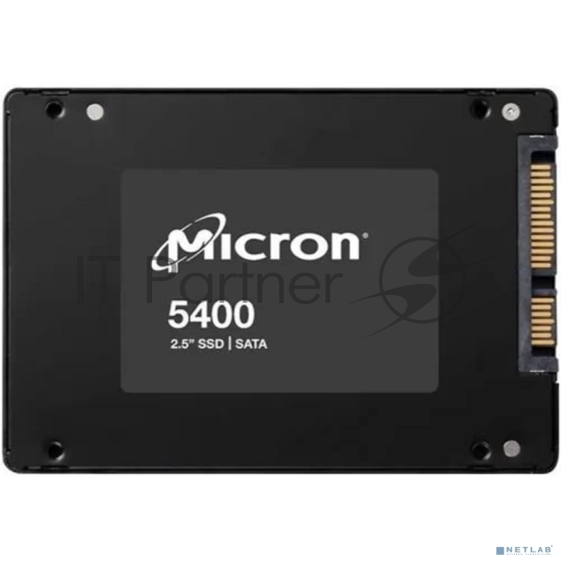 Micron SSD 5400 MAX, 480GB, 2.5 7mm, SATA3, 3D TLC, R/W 540/520MB/s, IOPs 95 000/58 000, TBW 4380, DWPD 5 (12 мес.)