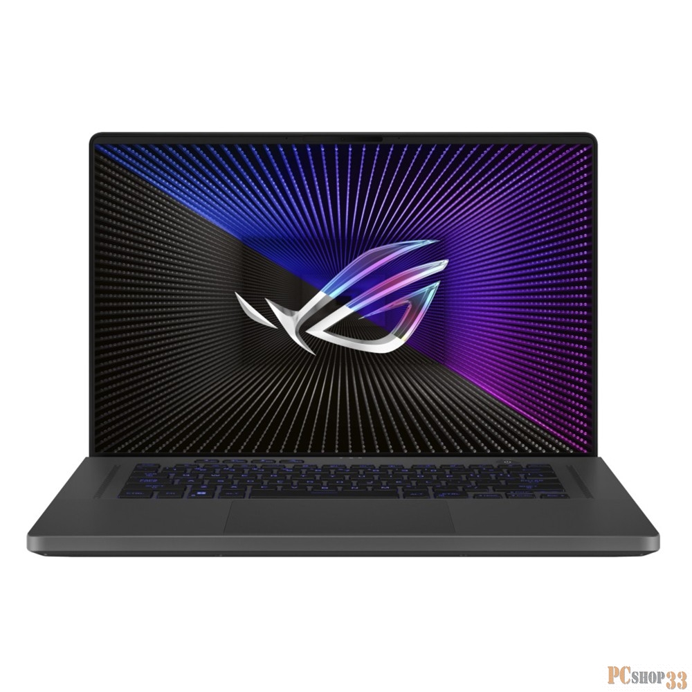 Ноутбук Asus ROG Zephyrus G16 GU603ZV-N4041 Core i7 12700H 16Gb SSD1Tb NVIDIA GeForce RTX4060 8Gb 16 IPS WQXGA (2560x1600) noOS grey WiFi BT Cam (90NR0H23-M00390)