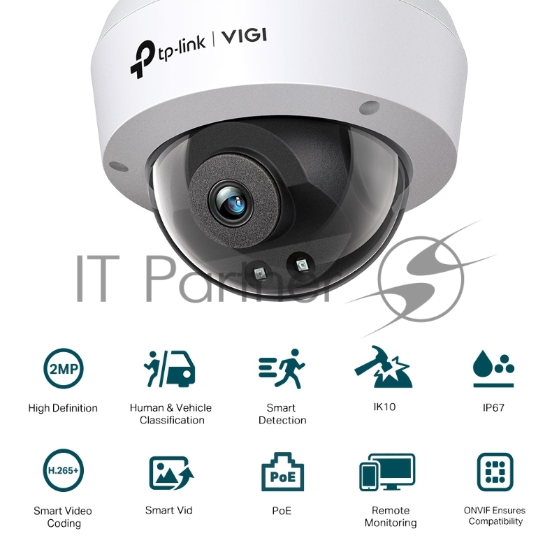 Камера IP 2MP Dome Network Camera