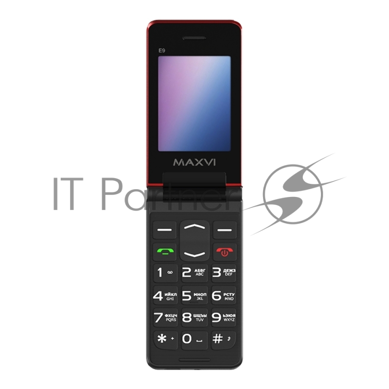 Мобильный телефон Maxvi E9 red