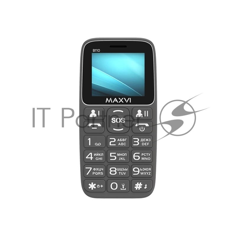 Мобильный телефон Maxvi B110 grey