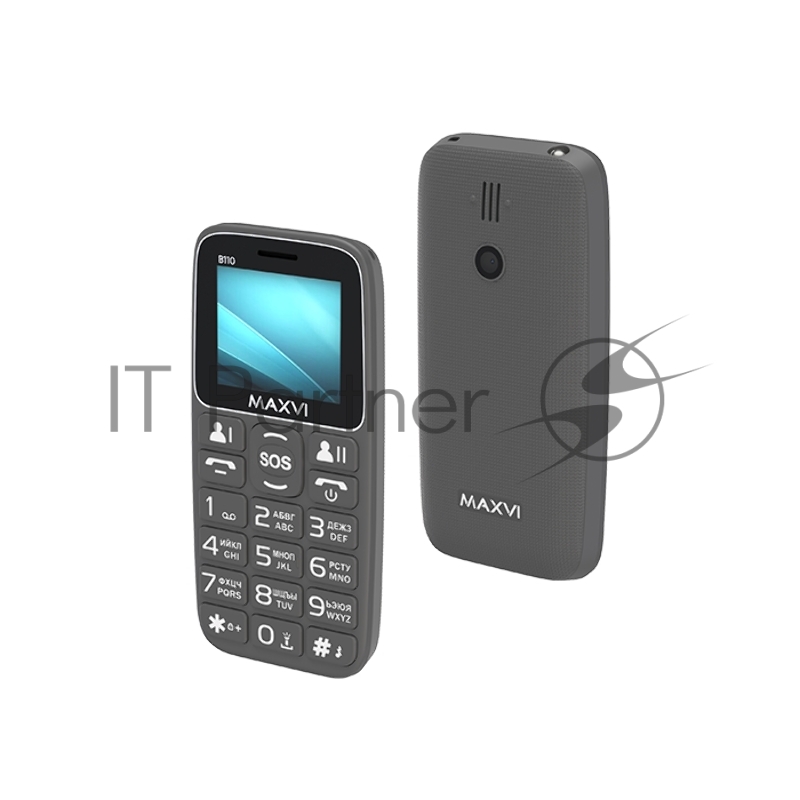 Мобильный телефон Maxvi B110 grey