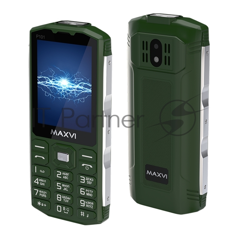 Мобильный телефон Maxvi P101 green