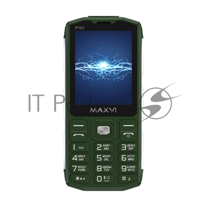 Мобильный телефон Maxvi P101 green