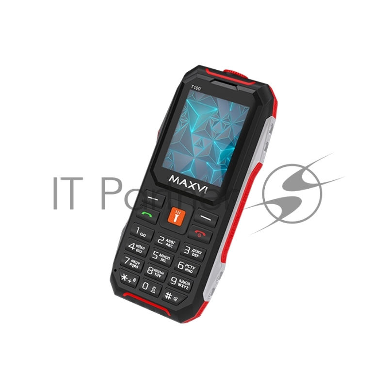 Мобильный телефон Maxvi T100 red