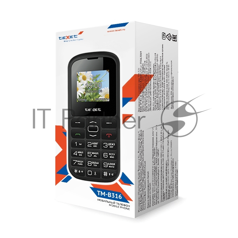 Мобильный телефон TeXet TM-B316 Black