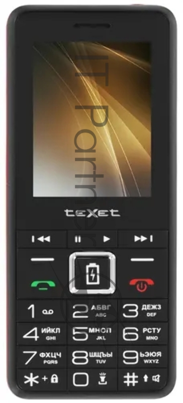 Мобильный телефон teXet TM-D215 цвет черный-красный