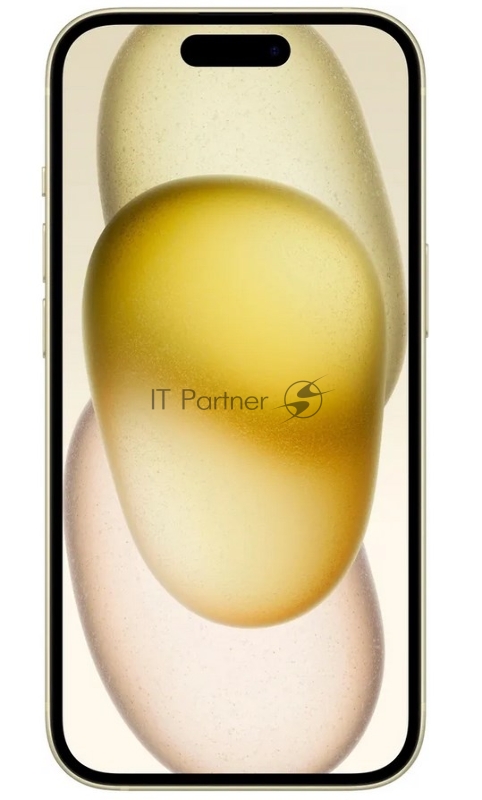 Смартфон Apple A3092 iPhone 15 128Gb желтый моноблок 3G 4G 2Sim 6.1 1179x2556 iOS 17 48Mpix 802.11 a/b/g/n/ac/ax NFC GPS Protect