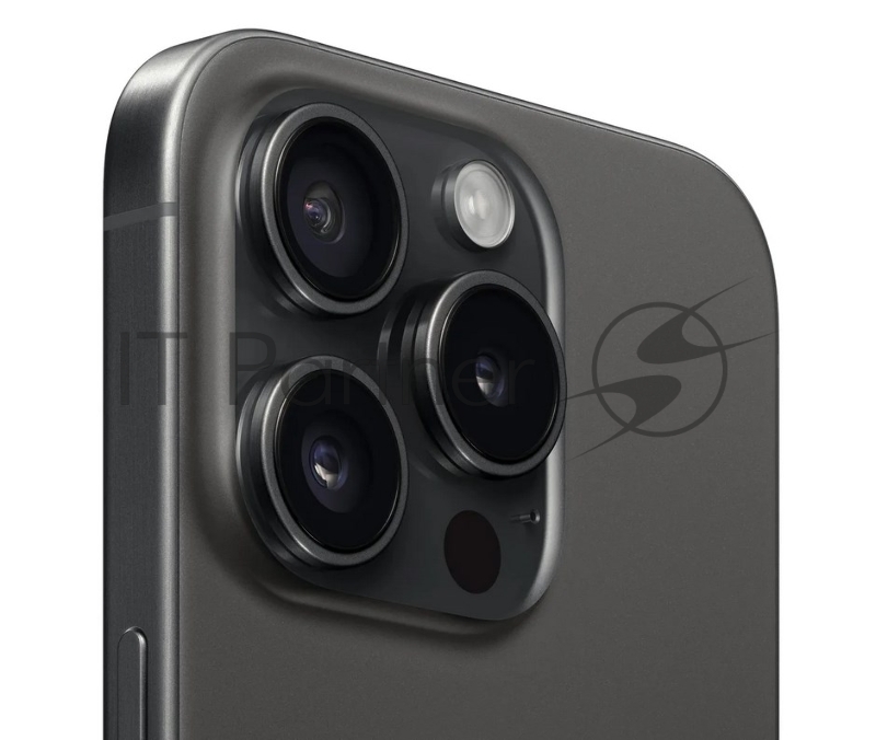 Смартфон Apple A3104 iPhone 15 Pro 128Gb черный титан моноблок 3G 4G 2Sim 6.1 1179x2556 iOS 17 48Mpix 802.11 a/b/g/n/ac/ax NFC GPS Protect