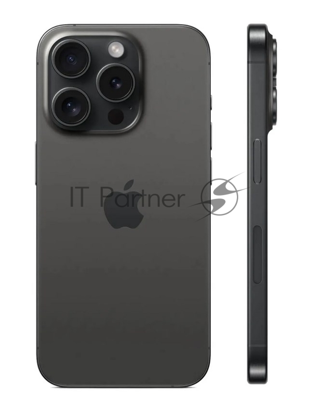 Смартфон Apple A3104 iPhone 15 Pro 128Gb черный титан моноблок 3G 4G 2Sim 6.1 1179x2556 iOS 17 48Mpix 802.11 a/b/g/n/ac/ax NFC GPS Protect