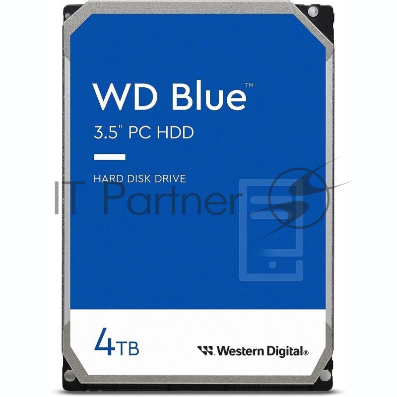 Жесткий диск WDC SATA 4TB 6GB/S 256MB BLUE WD40EZAX