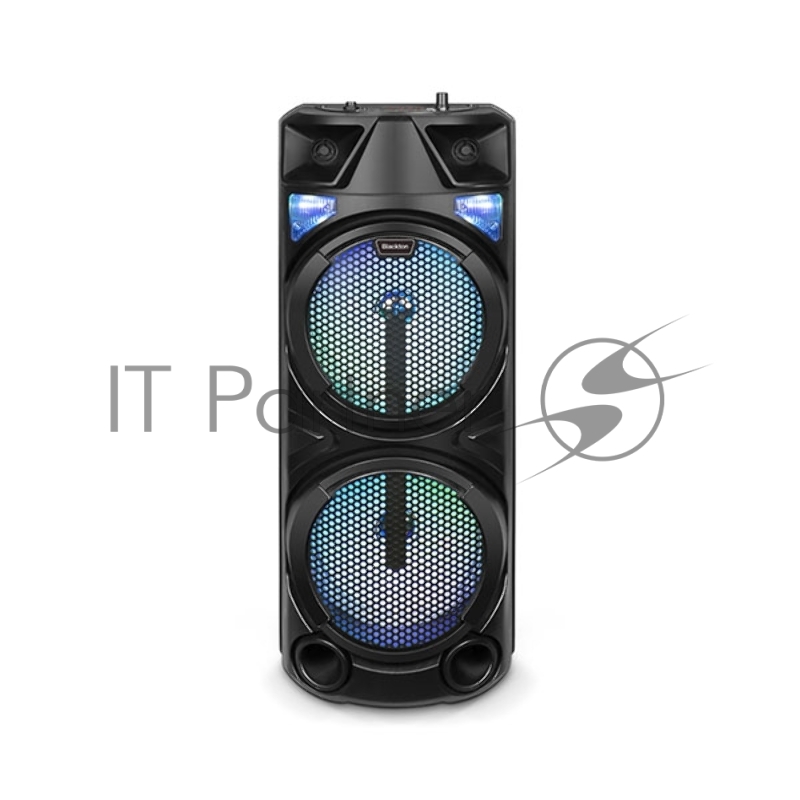 Портативная акустика Blackton Bt PBS2116 Black. Мощность RMS 8 Вт/Батарея 3,7 B, 1800 мAч/ Параметры электропитания 220-240 В,50/60 Гц/FM Радио/Зарядное устройства