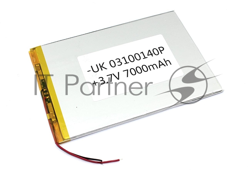 Аккумулятор Li-Pol (батарея) 3*100*140мм 2pin 3.7V/7000mAh