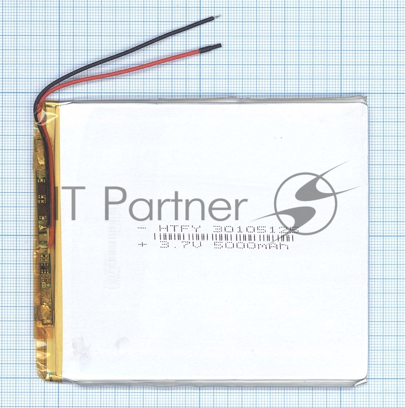 Аккумулятор Li-Pol (батарея) 3*105*125мм 2pin 3.7V/5000mAh