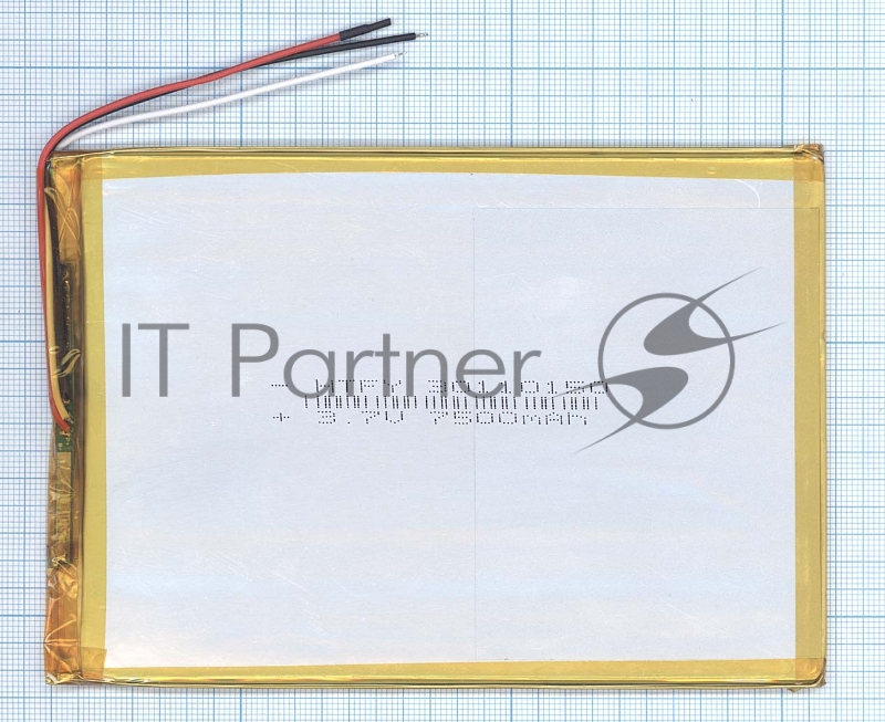 Аккумулятор Li-Pol (батарея) 3*110*150мм 3pin 3.7V/7500mAh