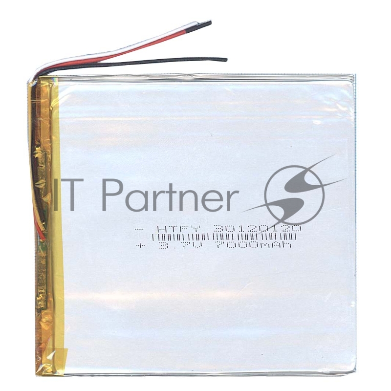 Аккумулятор Li-Pol (батарея) 3*120*120мм 3pin 3.7V/7000mAh