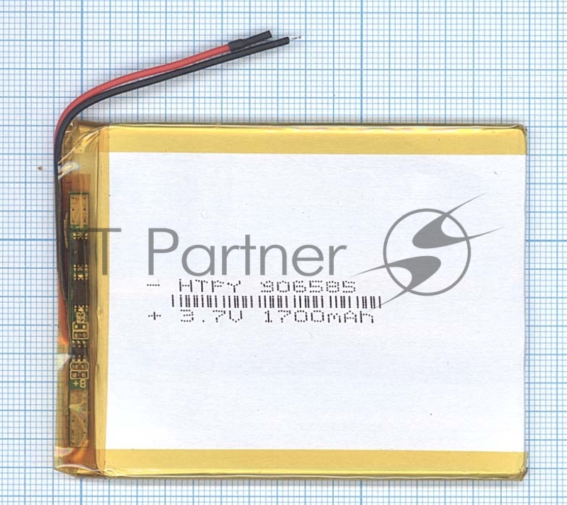 Аккумулятор Li-Pol (батарея) 3*65*85мм 2pin 3.7V/1700mAh