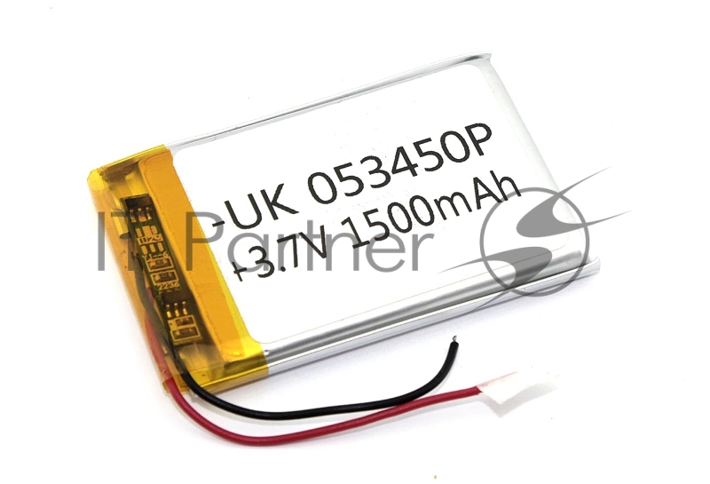 Аккумулятор Li-Pol (батарея) 5*34*50мм 2pin 3.7V/1500mAh