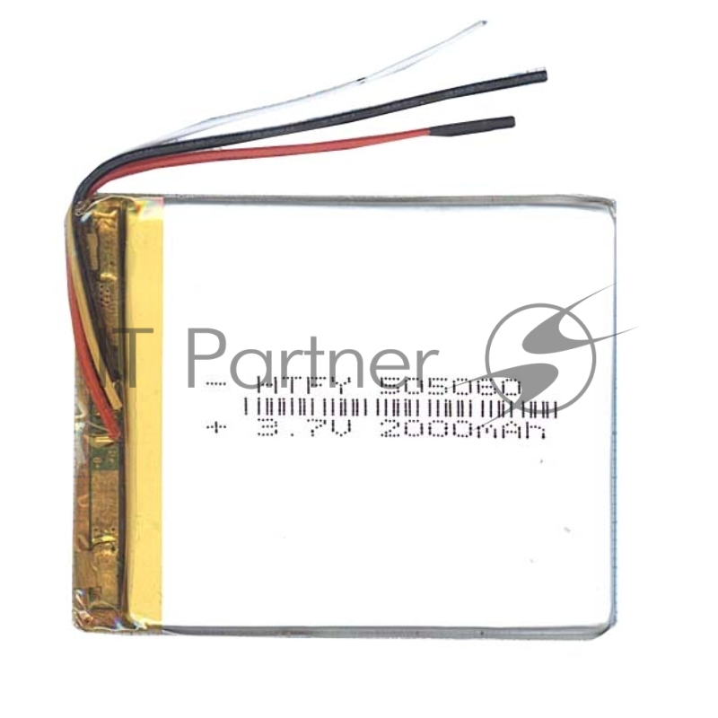 Аккумулятор Li-Pol (батарея) 5*50*60мм 3pin 3.7V/2000mAh