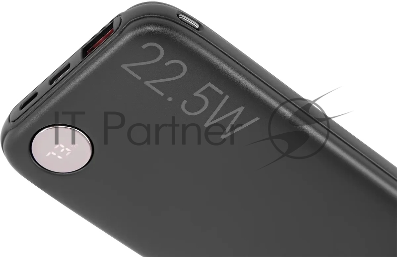 Мобильный аккумулятор Digma DGPF10B 10000mAh QC3.0/PD3.0 22.5W 3A USB-A/USB-C черный (DGPF10B22PBK)