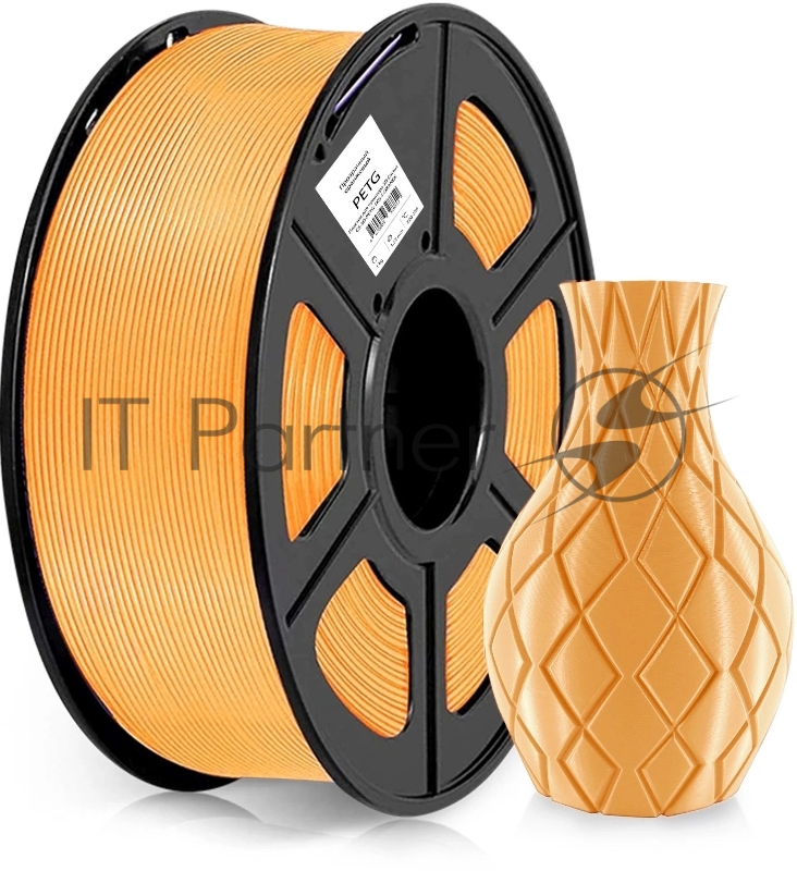 Пластик для принтера 3D Cactus CS-3D-PETG-1KG-T-ORANGE PETG d1.75мм 1кг 1цв.