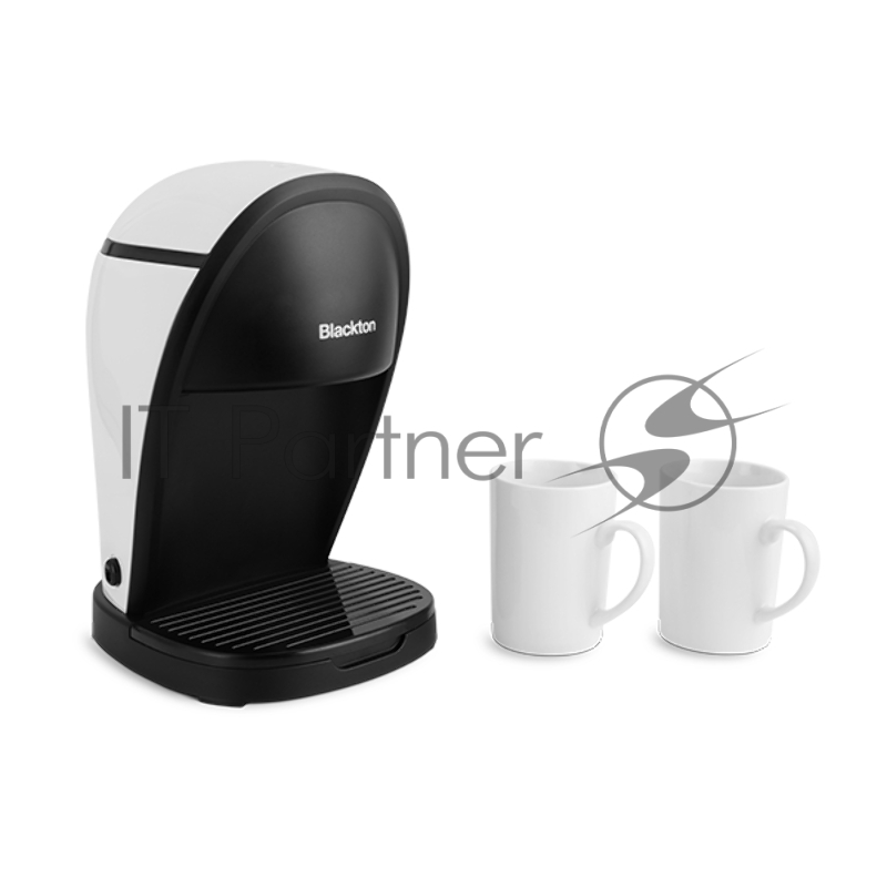 Капельная кофеварка Blackton Bt CM1113 White-Black, Мощность: 450 Вт, Объем: 0.3 л, Многоразовый фильтр и мерная ложка в комлекте, Одновременное приготовление 2-ух чашек кофе, Объем одной чашки: 0.15 л, Две керамические чашки в комплекте , Индикатор