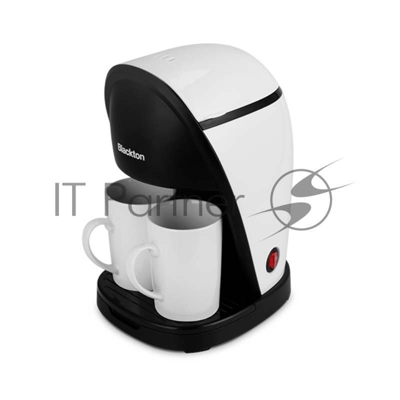 Капельная кофеварка Blackton Bt CM1113 White-Black, Мощность: 450 Вт, Объем: 0.3 л, Многоразовый фильтр и мерная ложка в комлекте, Одновременное приготовление 2-ух чашек кофе, Объем одной чашки: 0.15 л, Две керамические чашки в комплекте , Индикатор