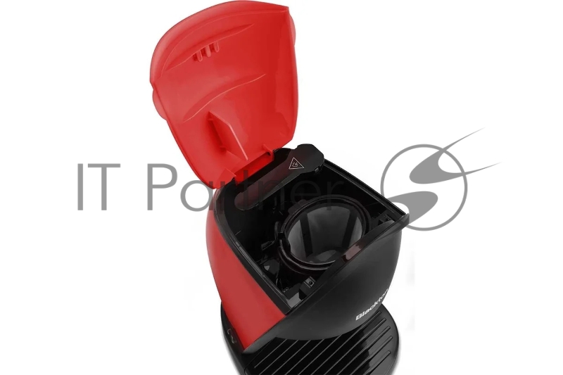 Капельная кофеварка Blackton Bt CM1113 Red-Black, Мощность: 450 Вт, Объем: 0.3 л, Многоразовый фильтр и мерная ложка в комлекте, Одновременное приготовление 2-ух чашек кофе, Объем одной чашки: 0.15 л, Две керамические чашки в комплекте , Индикатор вк