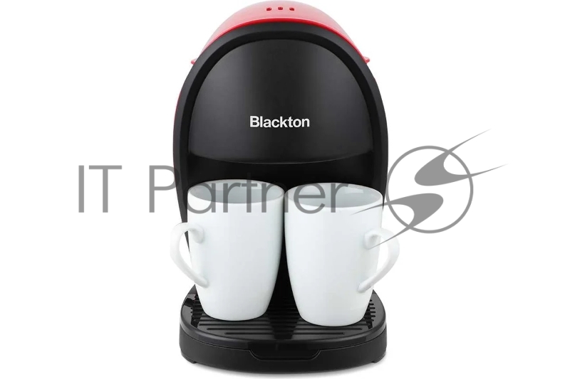 Капельная кофеварка Blackton Bt CM1113 Red-Black, Мощность: 450 Вт, Объем: 0.3 л, Многоразовый фильтр и мерная ложка в комлекте, Одновременное приготовление 2-ух чашек кофе, Объем одной чашки: 0.15 л, Две керамические чашки в комплекте , Индикатор вк