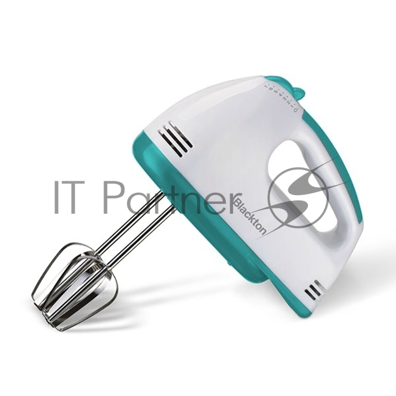 Миксер Blackton Bt MX423 White-Turquoise. Мощность 200 Вт / 7 скоростных режимов / Скорость вращения до 1200 об/мин Кнопка извлечения насадок / Два крюка для замешивания теста / Два венчика для взбивания / Легкий и удобный в использовании / Длина сет