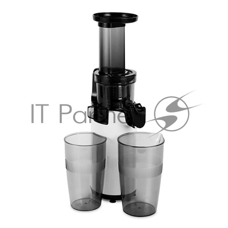 Соковыжималка Blackton Bt J3110 White-Black, Мощность 130 Вт, Холодный отжим, Сохраняет до 85% сока, Можно отжимать любые овощи, фрукты, ягоды, орехи, зелень и корнеплоды, До 80 об/мин. Кувшин для сока 0.6 л, Резервуар для жмыха 0.45 л , Система капл