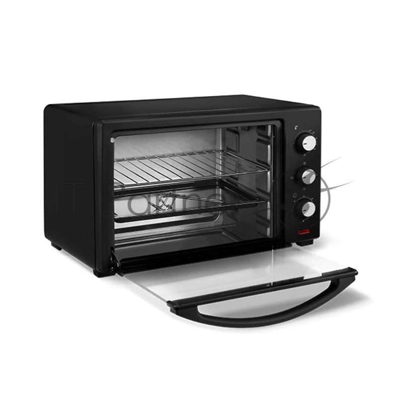 Электрическая печь Blackton Bt EO3001W Black, Мощность 1600 Вт, Объем 30 л, 3 режима работы, Таймер до 60 мин, Температура: 100-250°C, Термостат, Сигнал об окончании приготовления, Напряжение сети: 230 В, 50 Гц