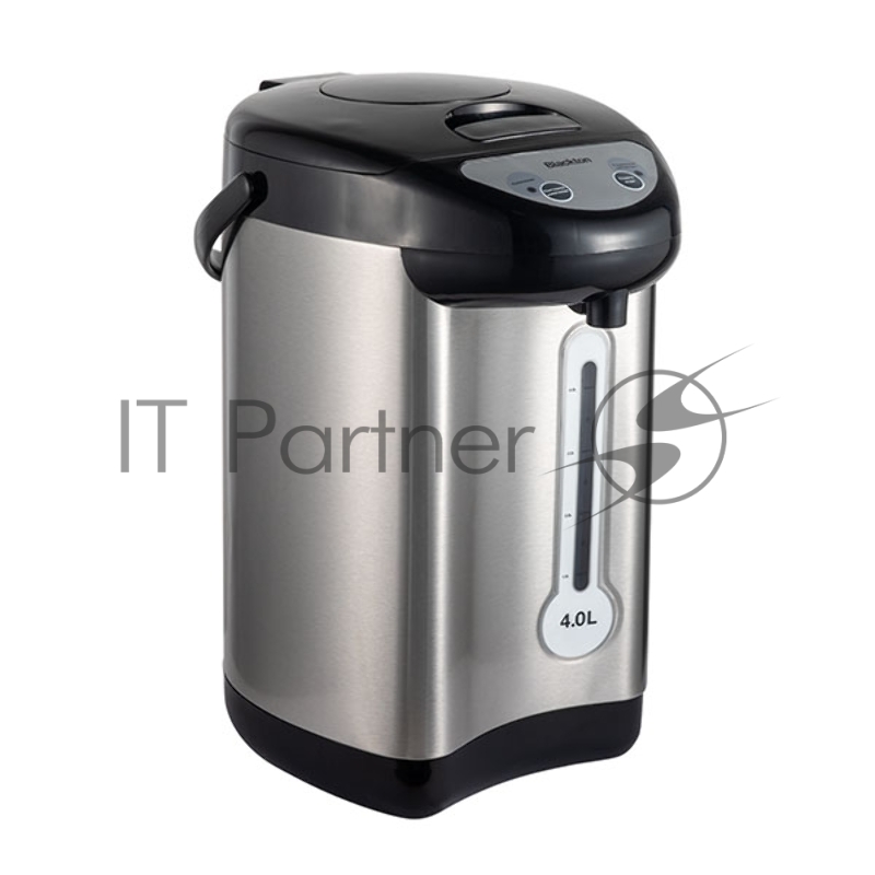 Термопот Blackton Bt TP433 Silver-Black, Общий объем 4л, Автоматическое поддержание температуры, Повторное кипячение, 3 способа подачи воды, Защита от включения без воды, Защита от перегрева, Блокировка крышки,Материал внутренней камеры нержавеющая с