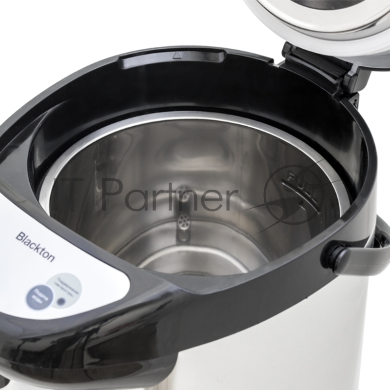Термопот Blackton Bt TP433 Silver-Black, Общий объем 4л, Автоматическое поддержание температуры, Повторное кипячение, 3 способа подачи воды, Защита от включения без воды, Защита от перегрева, Блокировка крышки,Материал внутренней камеры нержавеющая с
