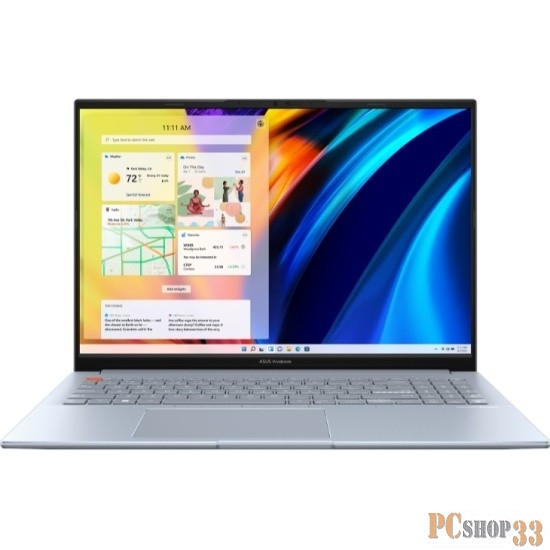Ноутбук ASUS Vivobook 16X M5602QA-KV120 AMD Ryzen 5-5600H/16Gb/SSD512GB/16/IPS/W (2560x1600))/120Hz/NoOS/silver (90NB0XW3-M004P0)