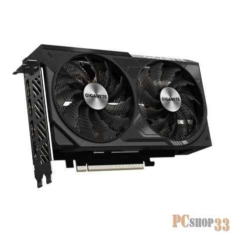 Видеокарта GIGABYTE GV-N4070WF2OC-12GD RTX4070 12 Гб GDDR6X 192 бит 1xВыход HDMI 3xВыход DisplayPort