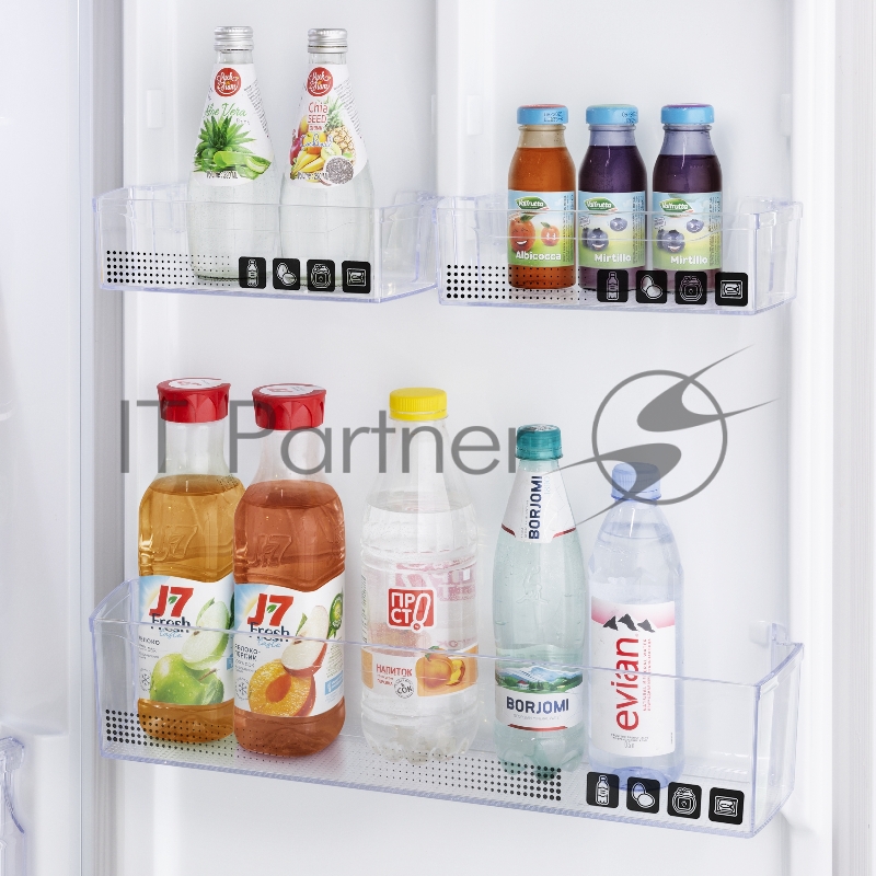 Холодильник-морозильник с инвертором MAUNFELD MFF187NFIX10